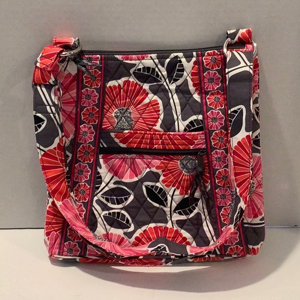 Vera Bradley Floral Quilted Shoulder Hipster Bag